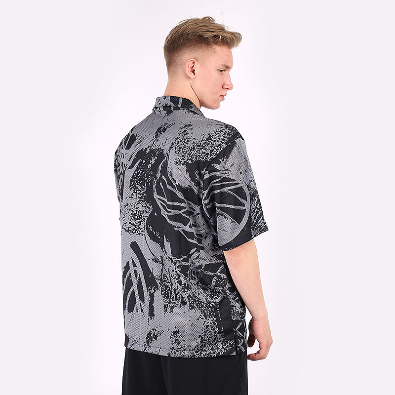 Мужская рубашка Jordan Flight Printed Short-Sleeve Button Down (CZ4734-010)  - цена, описание, фото 5